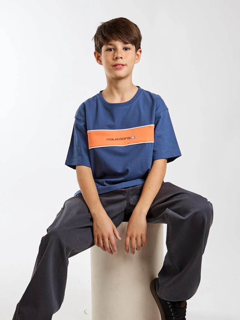 POLERA MC KALANI AZUL INFANTIL MAUI AND SONS - 7