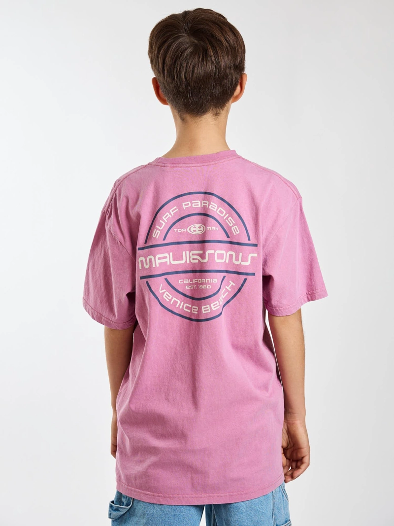 POLERA MC HORIZON ROSADO INFANTIL MAUI AND SONS - 2