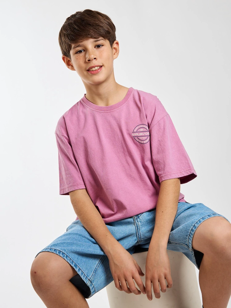 POLERA MC HORIZON ROSADO INFANTIL MAUI AND SONS - 7