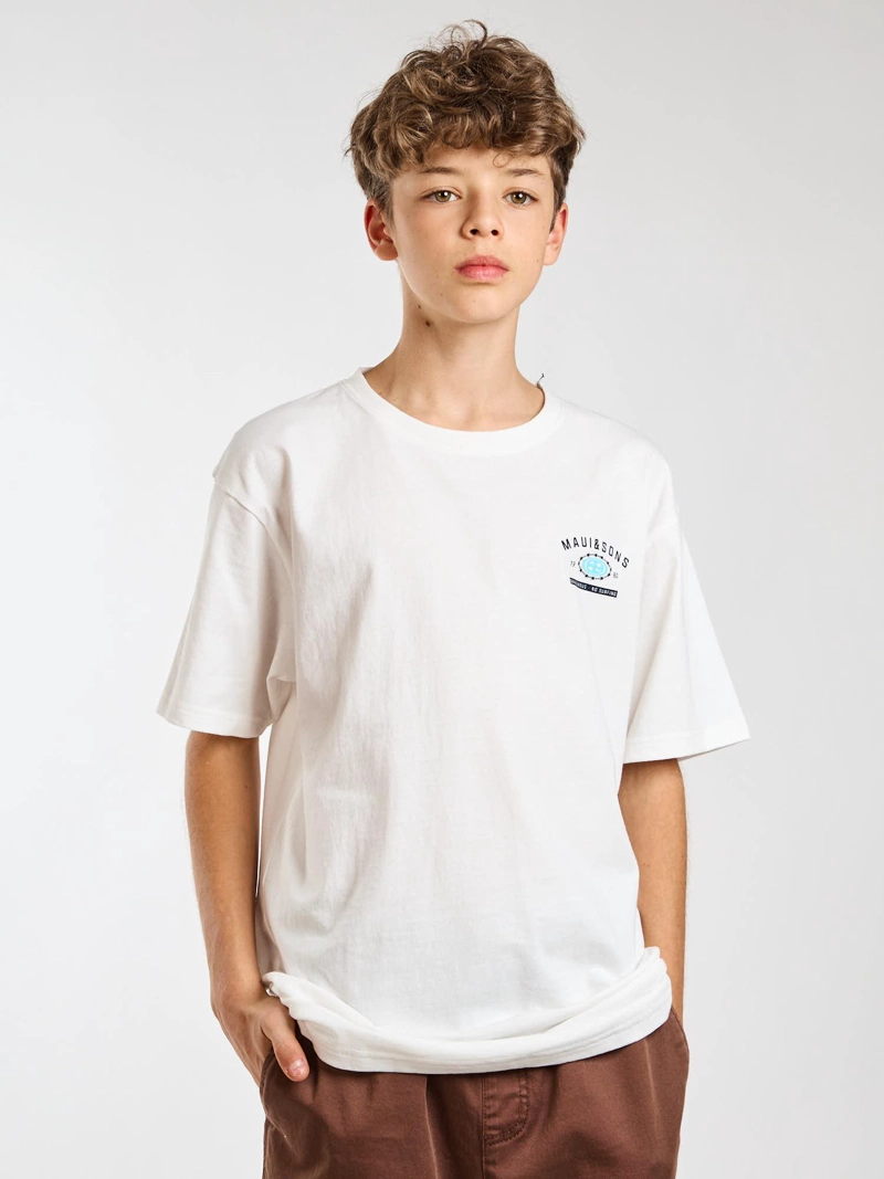 POLERA MC BEACH BLANCO INFANTIL MAUI AND SONS - 1