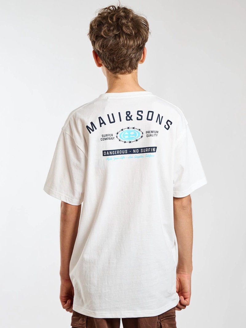 POLERA MC BEACH BLANCO INFANTIL MAUI AND SONS - 2