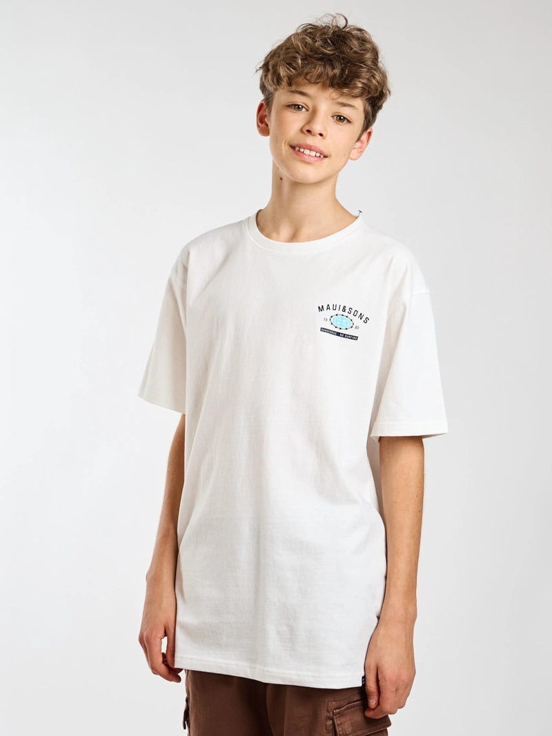 POLERA MC BEACH BLANCO INFANTIL MAUI AND SONS - 7