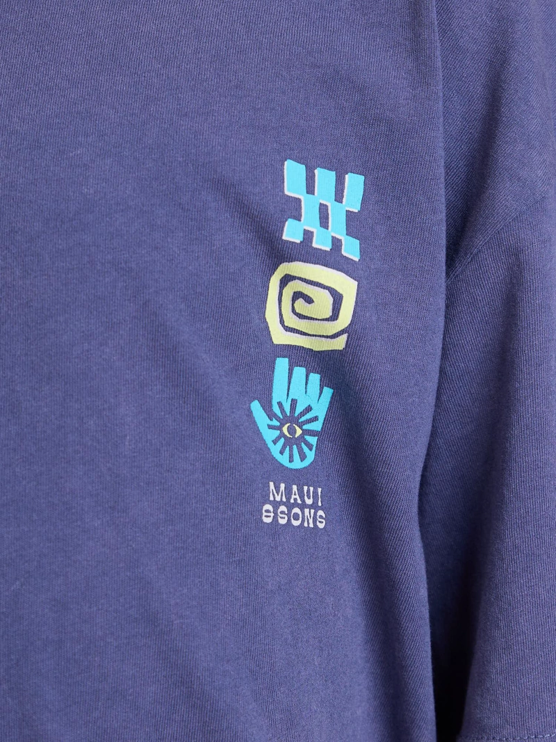 POLERA MC HALE AZUL INFANTIL MAUI AND SONS - 6