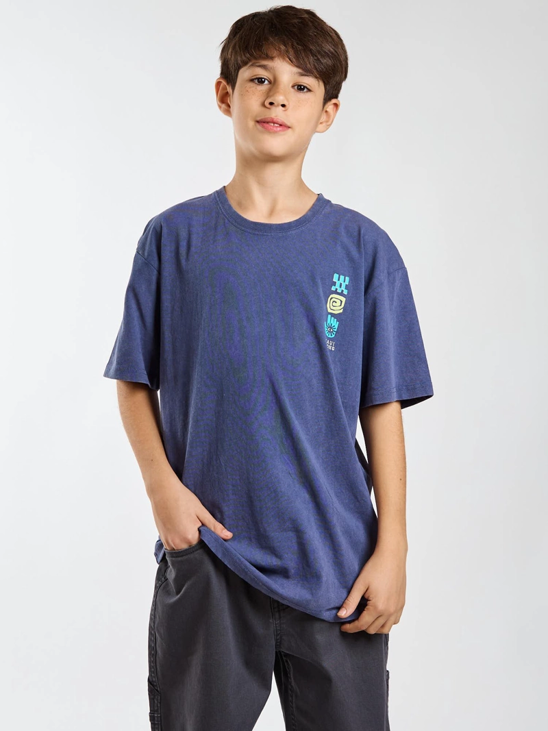 POLERA MC HALE AZUL INFANTIL MAUI AND SONS - 7