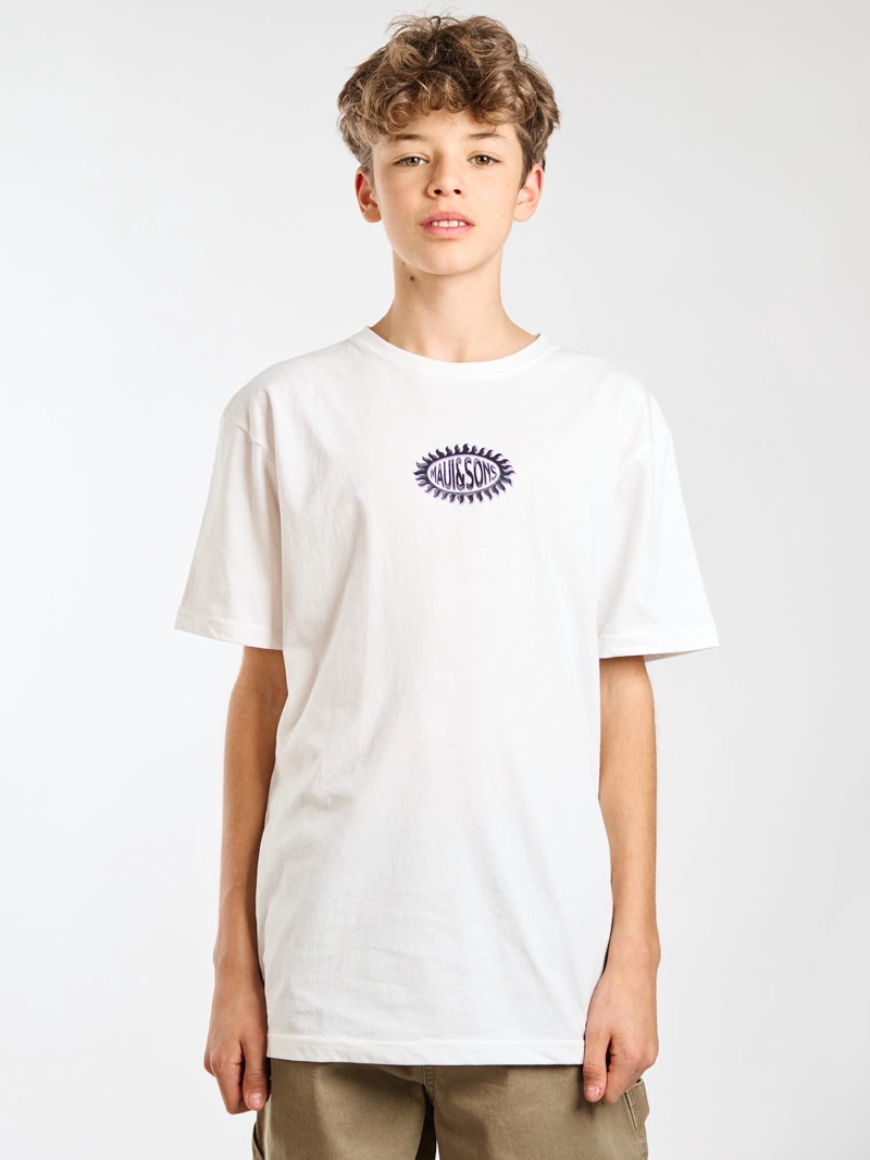 POLERA MC SUNBURST BLANCO INFANTIL MAUI AND SONS - 1