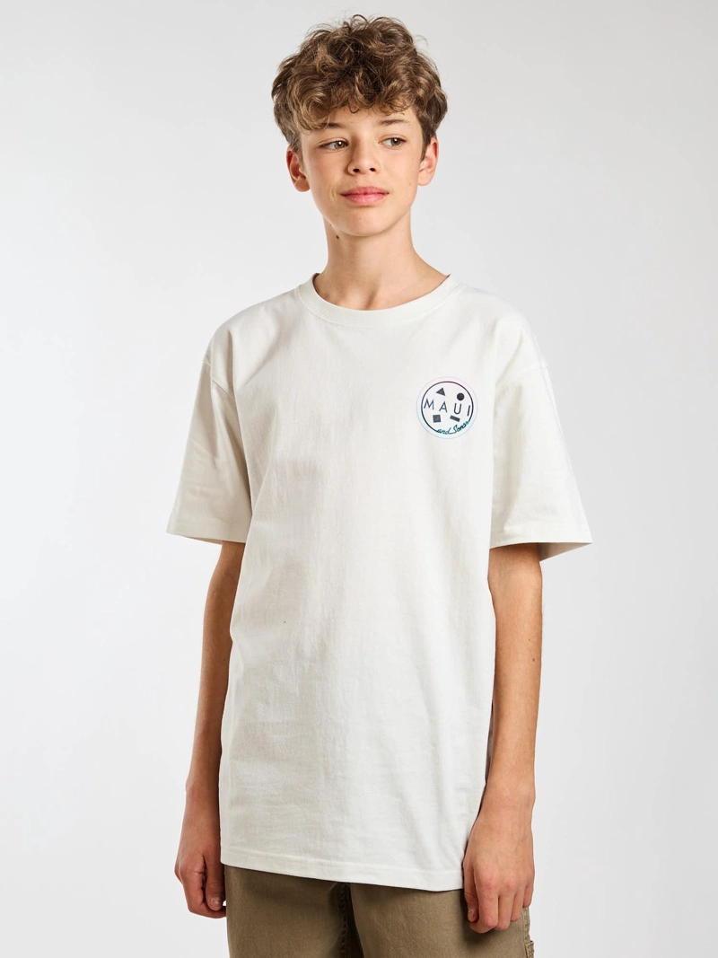 POLERA MC GRADIENT BLANCO INFANTIL MAUI AND SONS - 1