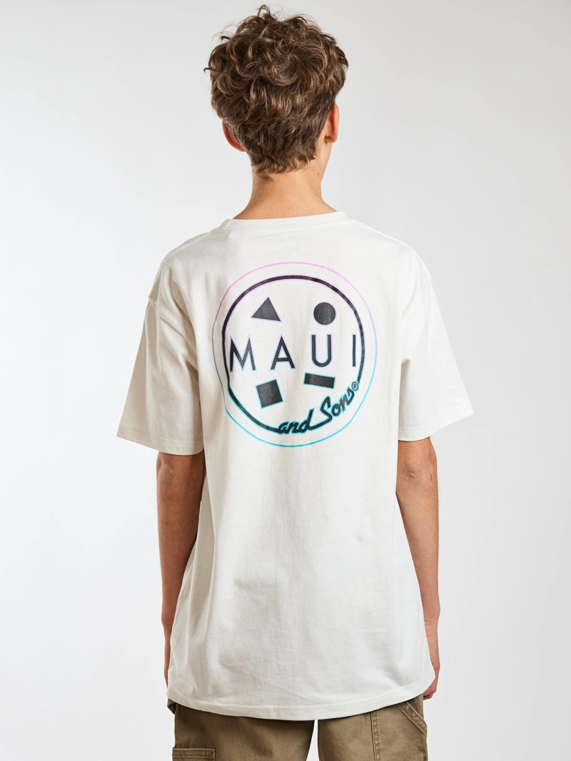 POLERA MC GRADIENT BLANCO INFANTIL MAUI AND SONS - 2