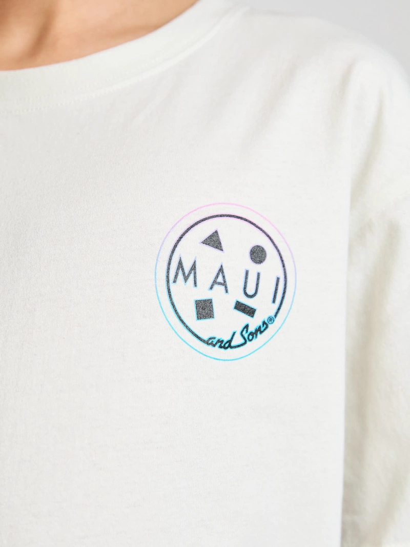 POLERA MC GRADIENT BLANCO INFANTIL MAUI AND SONS - 6