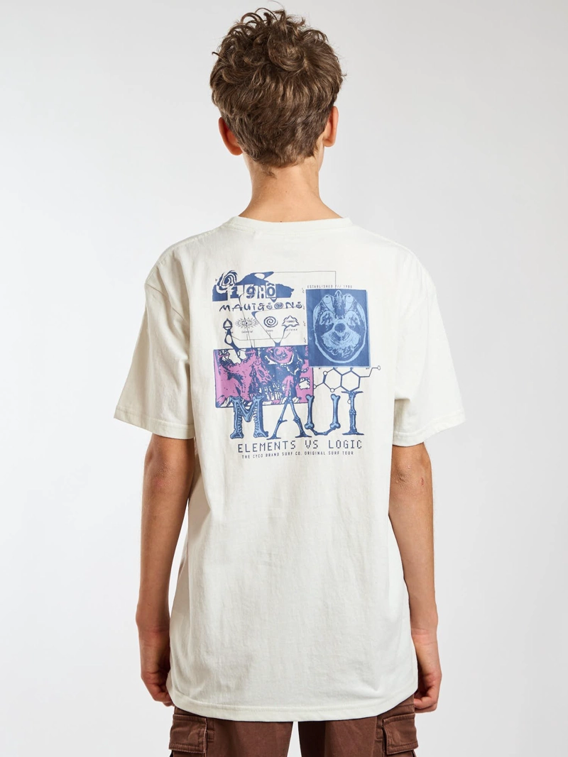 POLERA MC HORIZON BLANCO INFANTIL MAUI AND SONS - 2