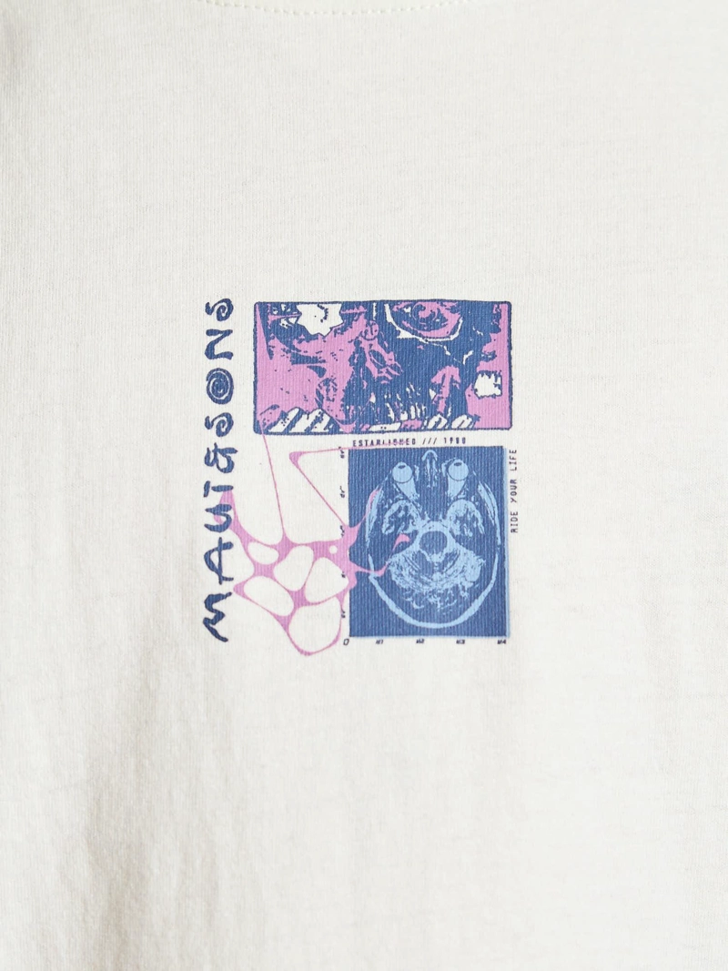POLERA MC HORIZON BLANCO INFANTIL MAUI AND SONS - 6