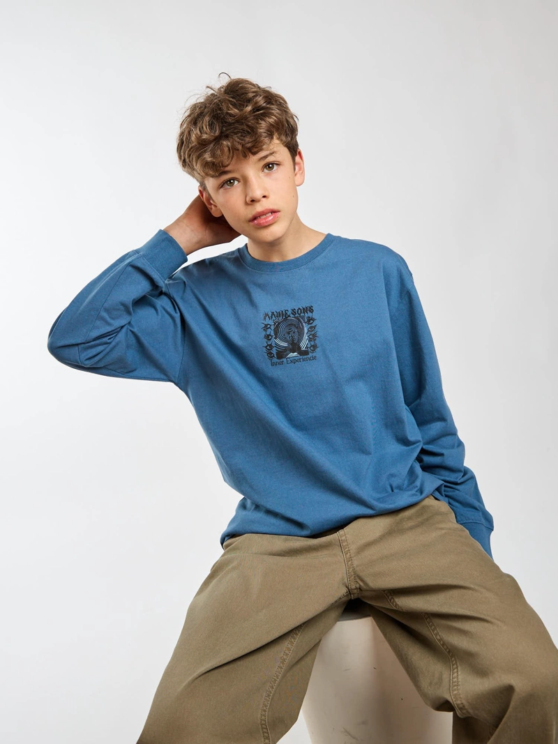 POLERA ML PACIFIC CELESTE INFANTIL MAUI AND SONS - 8