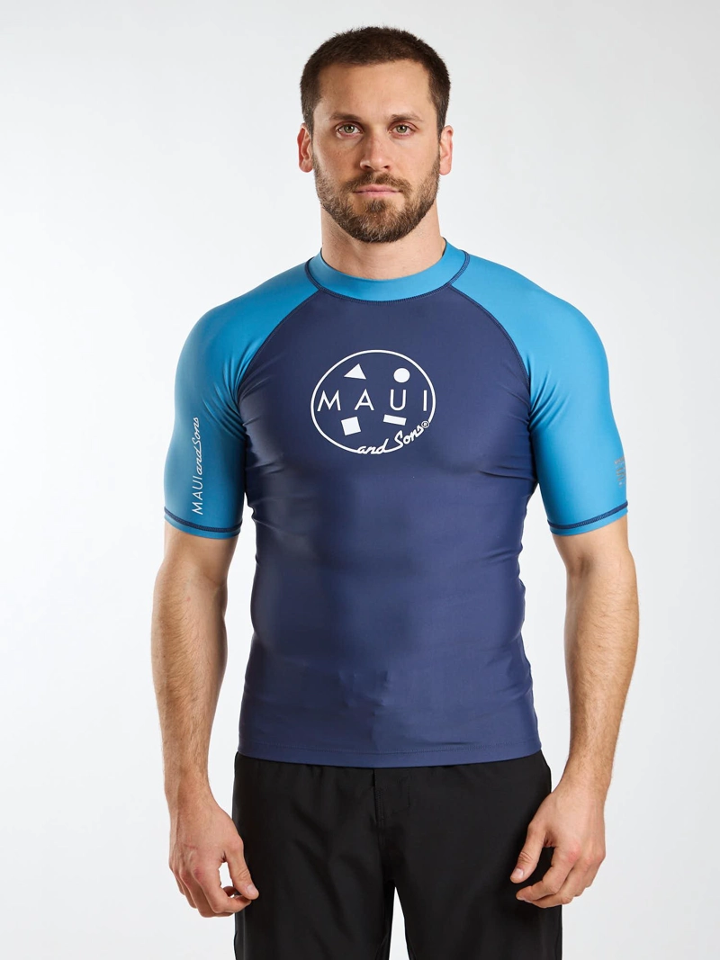 POLERA UVP SUMMER AZUL HOMBRE MAUI AND SONS - 1