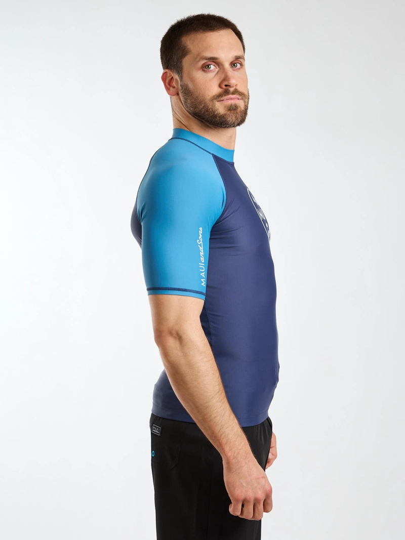 POLERA UVP SUMMER AZUL HOMBRE MAUI AND SONS - 3