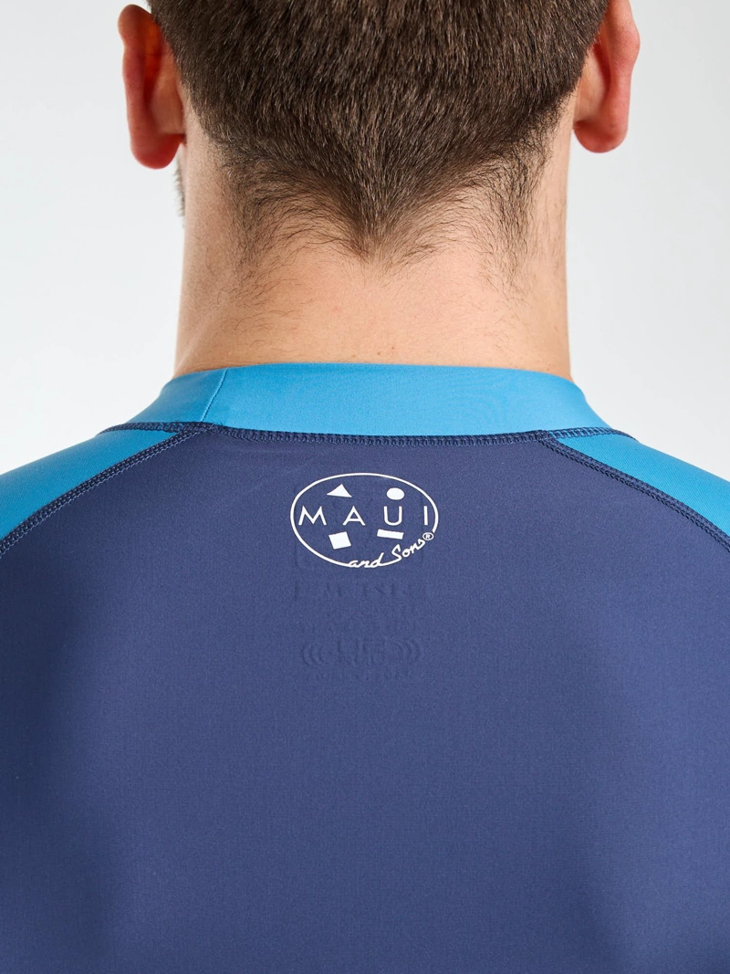 POLERA UVP SUMMER AZUL HOMBRE MAUI AND SONS - 4