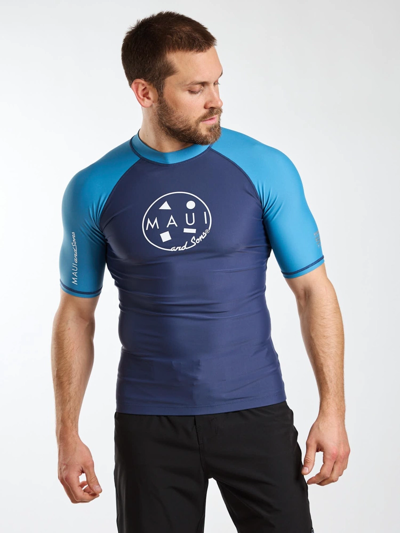POLERA UVP SUMMER AZUL HOMBRE MAUI AND SONS - 7