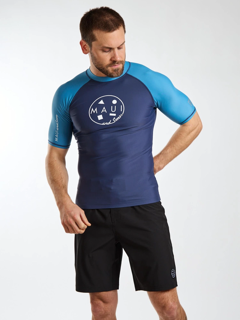 POLERA UVP SUMMER AZUL HOMBRE MAUI AND SONS - 8