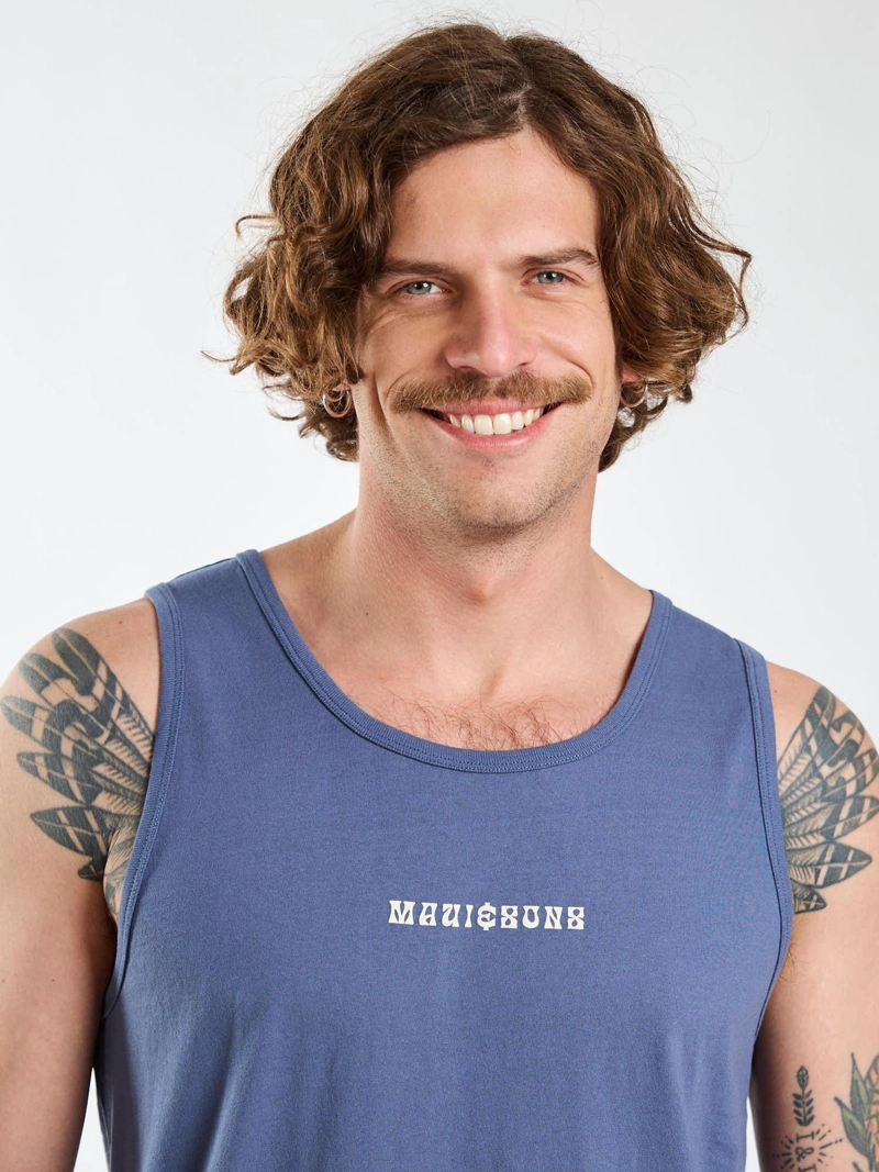 POLERA SM SURFER LAX CELESTE HOMBRE MAUI AND SONS - 5