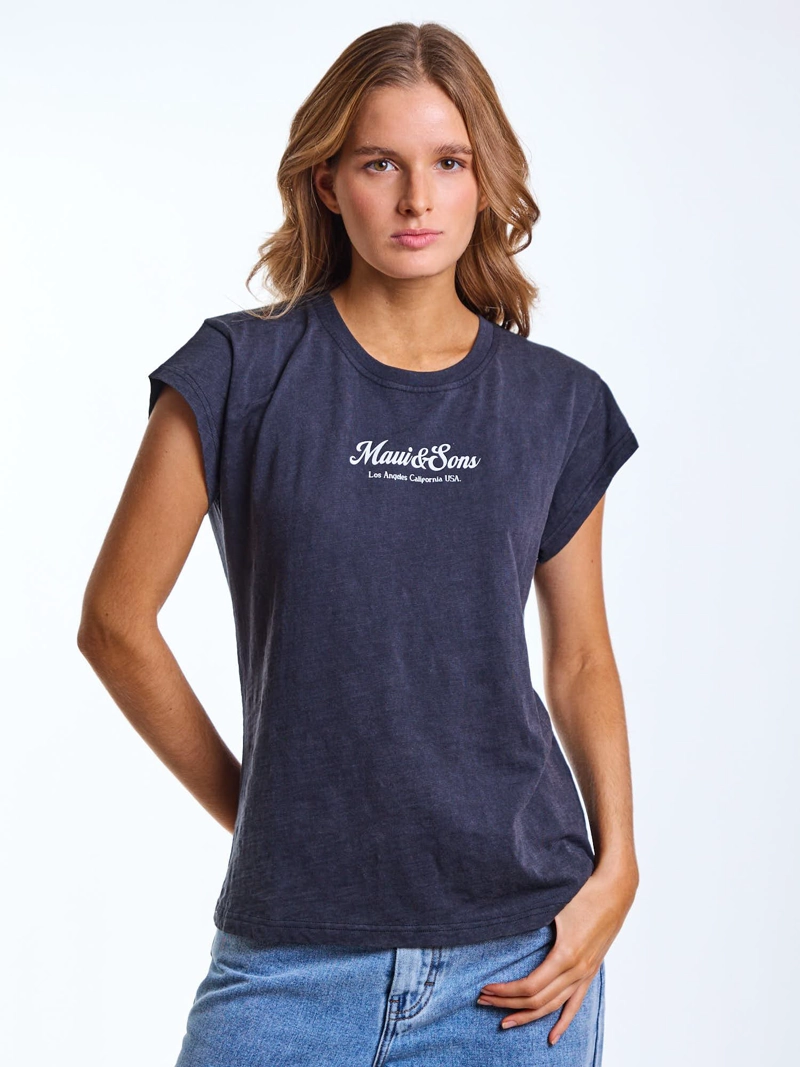 POLERA MC DUNA NEGRO MUJER MAUI AND SONS - 1
