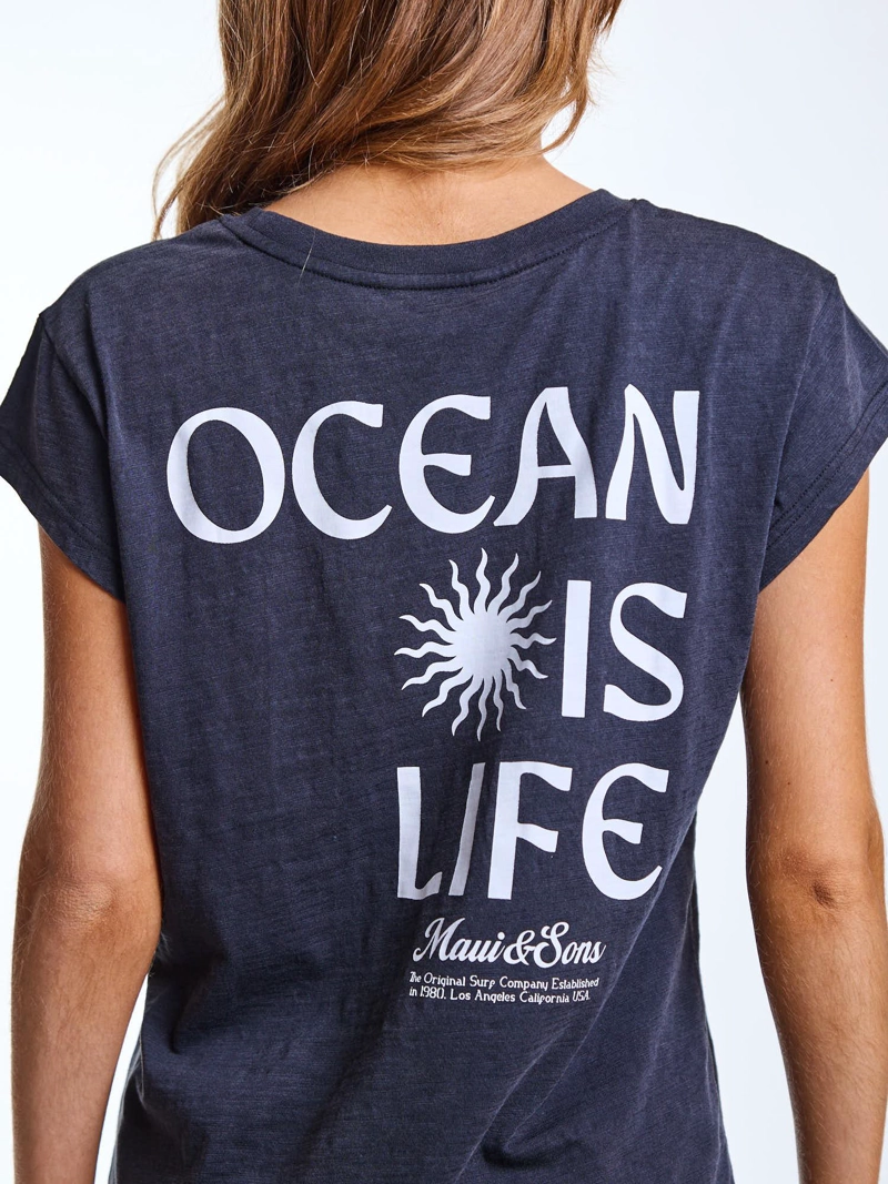 POLERA MC DUNA NEGRO MUJER MAUI AND SONS - 4