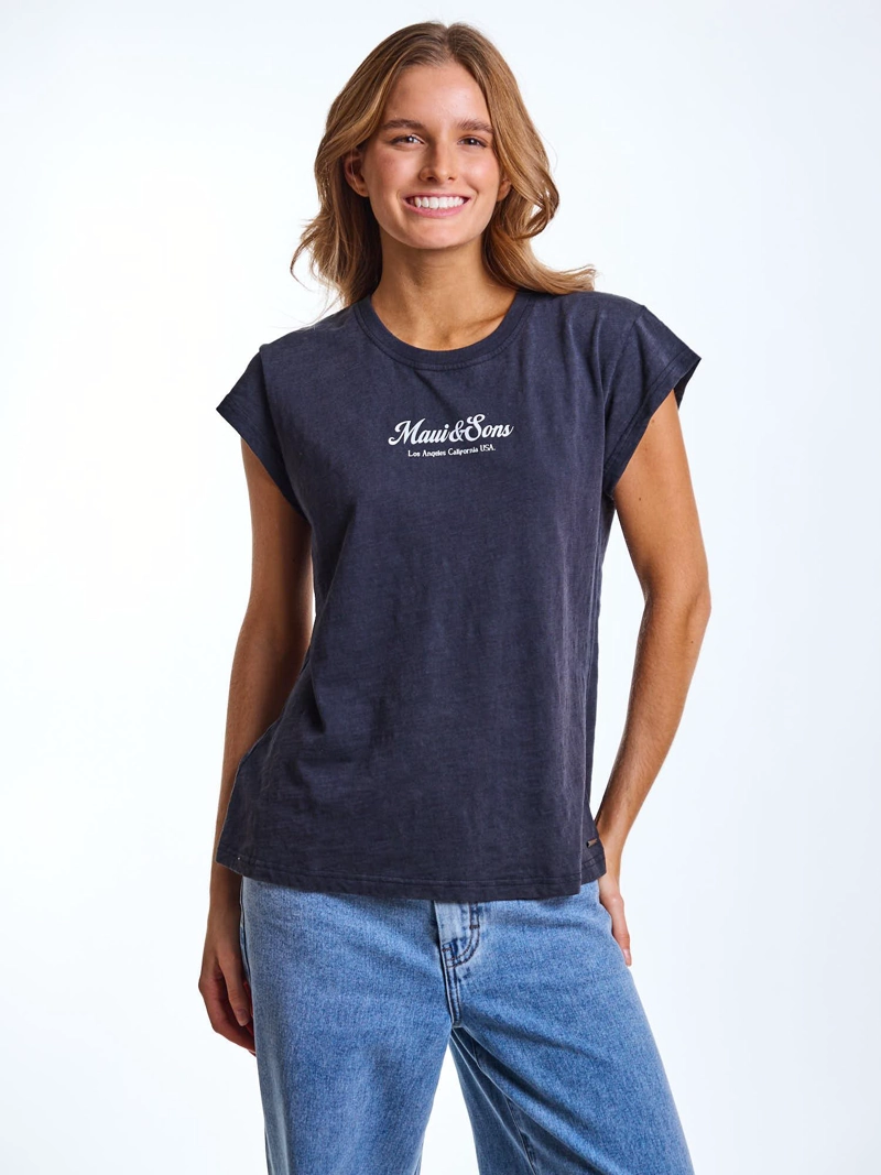 POLERA MC DUNA NEGRO MUJER MAUI AND SONS - 7