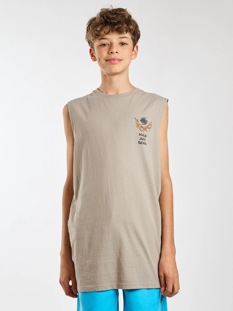 POLERA SM BREAKER BEIGE INFANTIL MAUI AND SONS - 1
