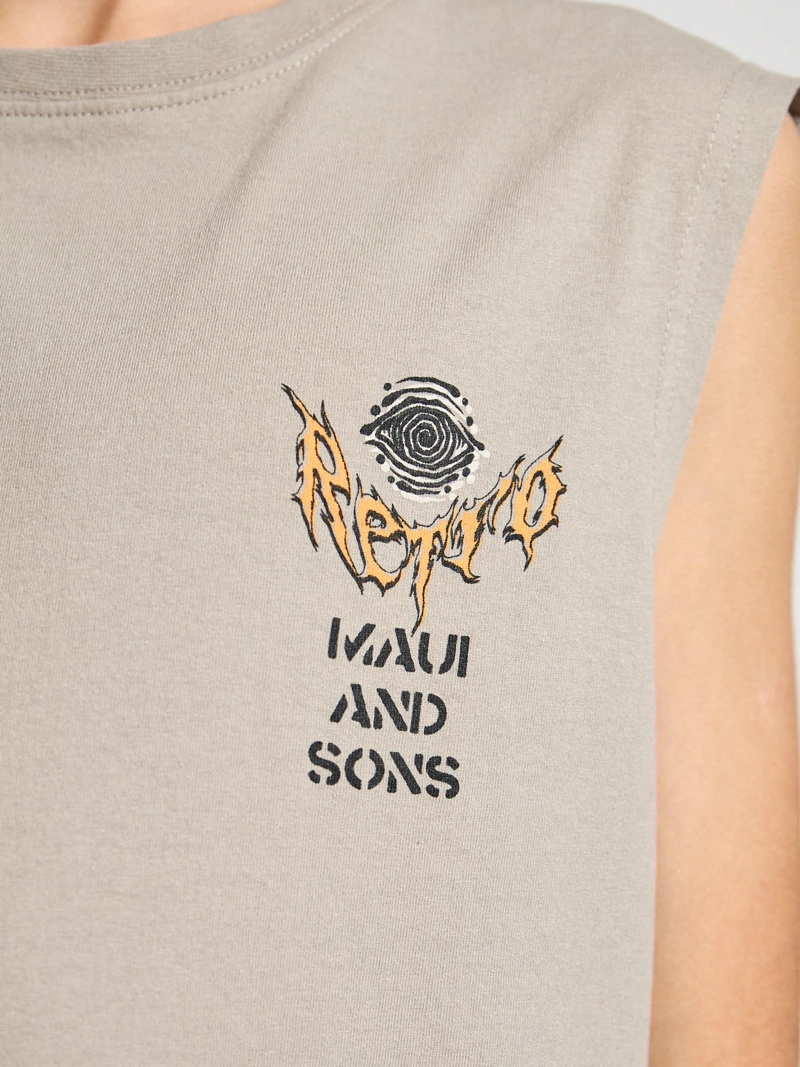 POLERA SM BREAKER BEIGE INFANTIL MAUI AND SONS - 6
