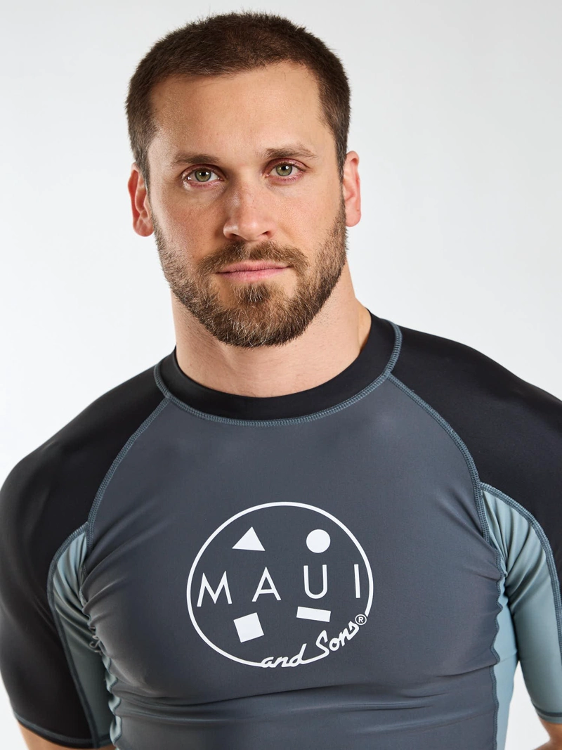POLERA UVP PARADISE GRIS HOMBRE MAUI AND SONS - 6