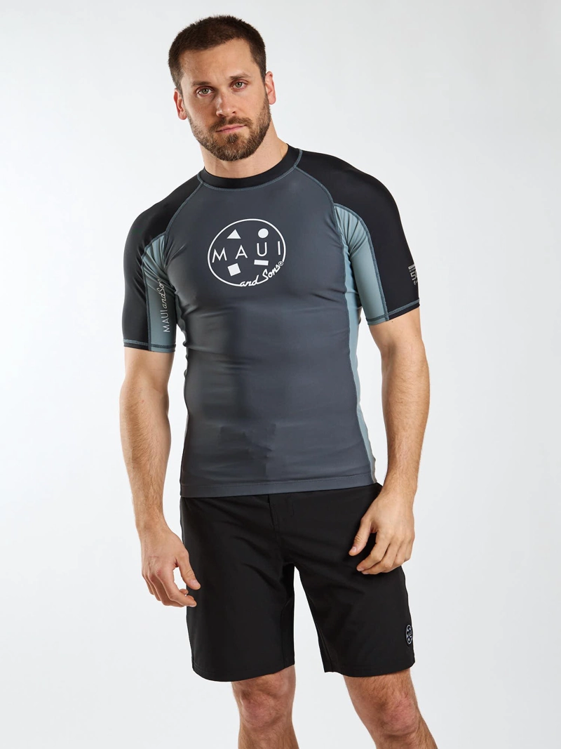 POLERA UVP PARADISE GRIS HOMBRE MAUI AND SONS - 8
