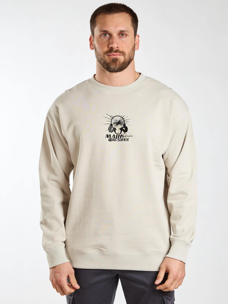 POLERON CR PALMS BEIGE HOMBRE MAUI AND SONS - 1