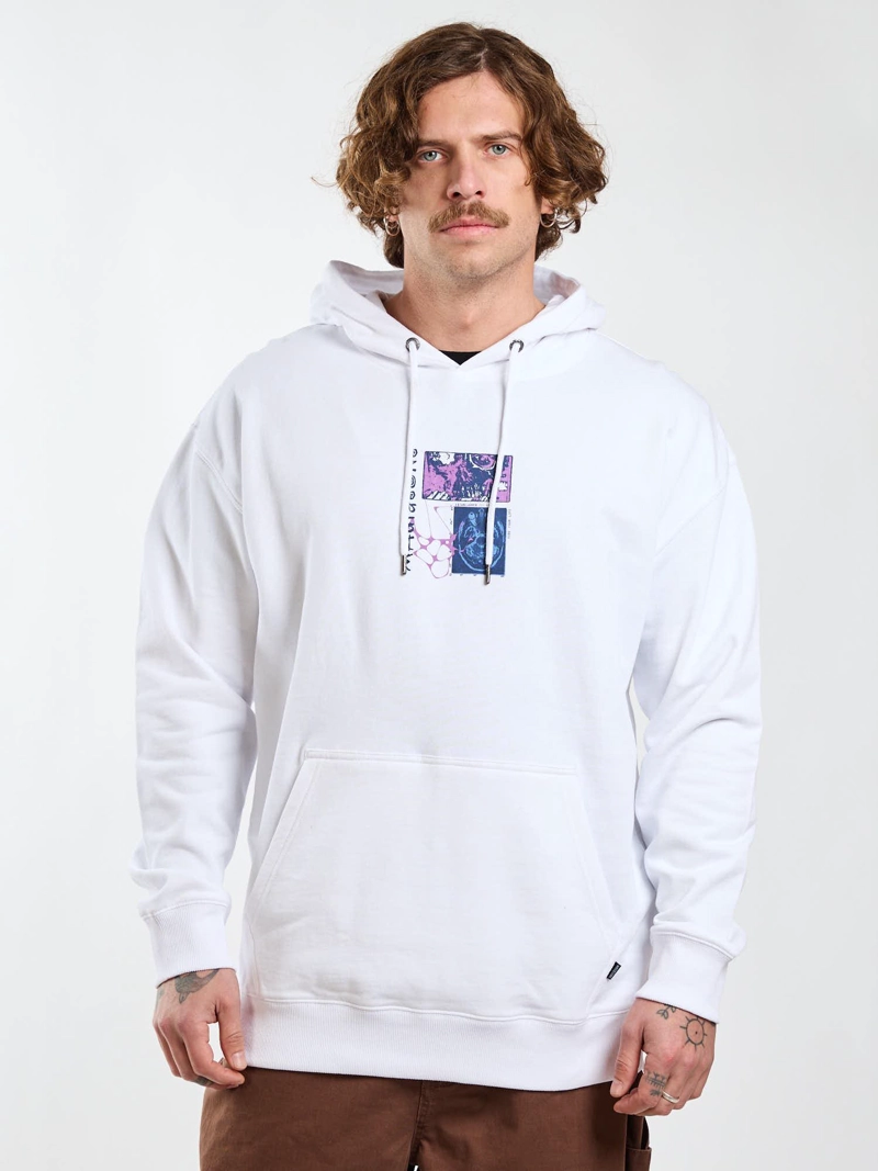 POLERON CANGURO SHORE BLANCO HOMBRE MAUI AND SONS - 1