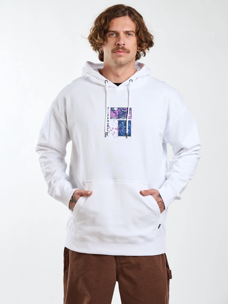 POLERON CANGURO SHORE BLANCO HOMBRE MAUI AND SONS - 7