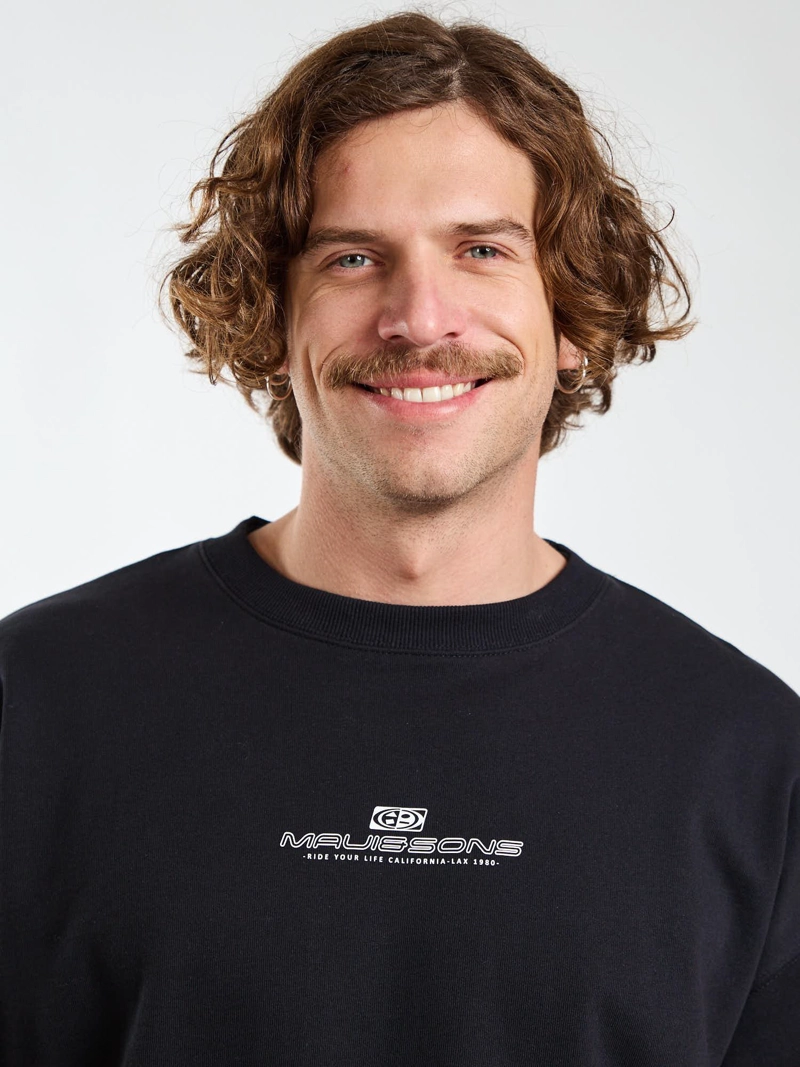 POLERON CR ESSENTIAL NEGRO HOMBRE MAUI AND SONS - 4