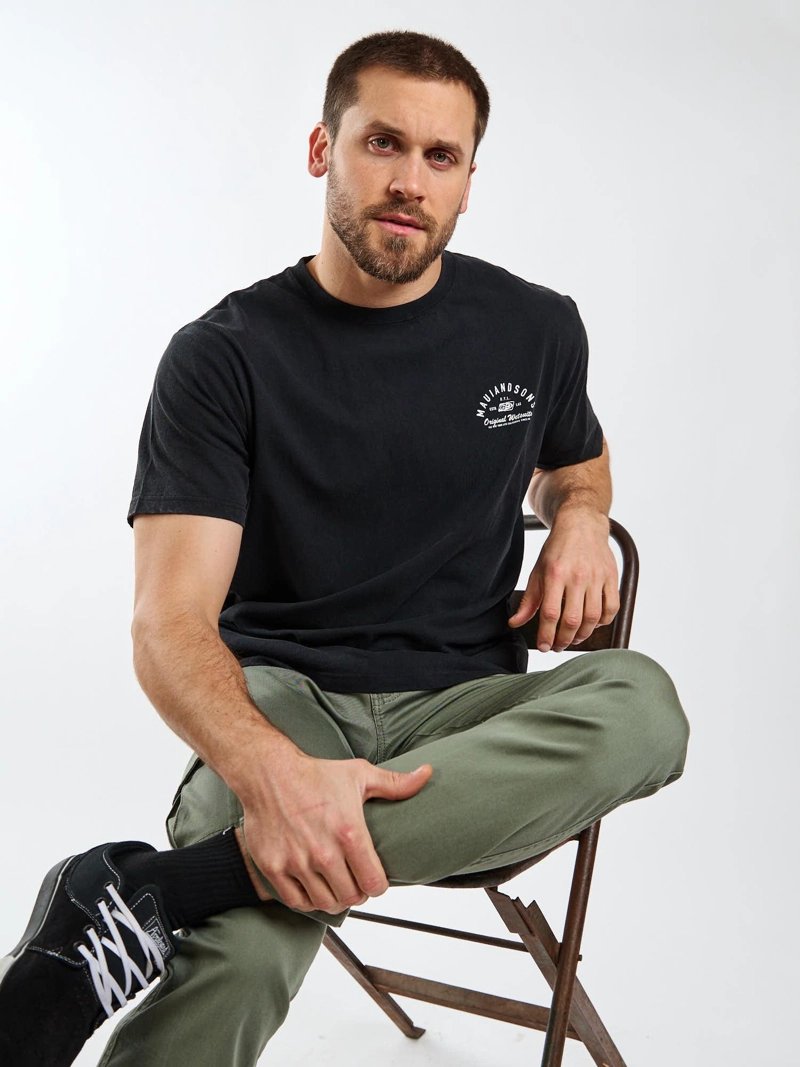 POLERA MC SOUL NEGRO HOMBRE MAUI AND SONS - 1