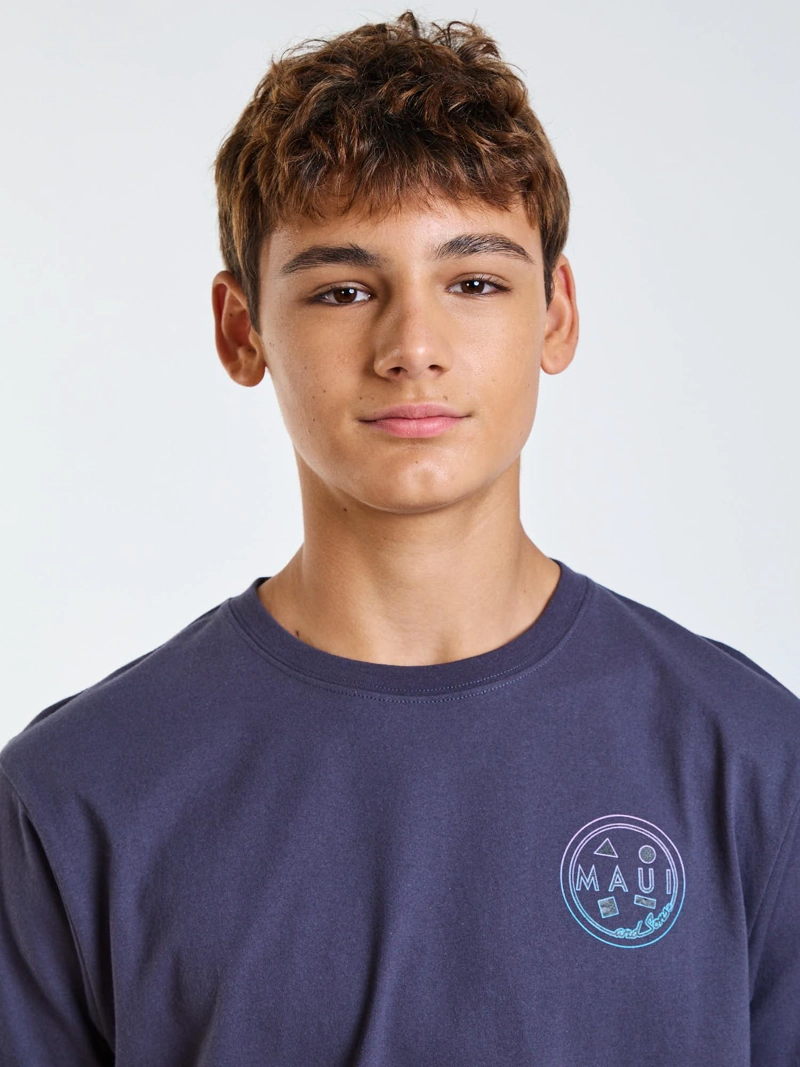 POLERA MC GRADIENT GRIS INFANTIL MAUI AND SONS - 5