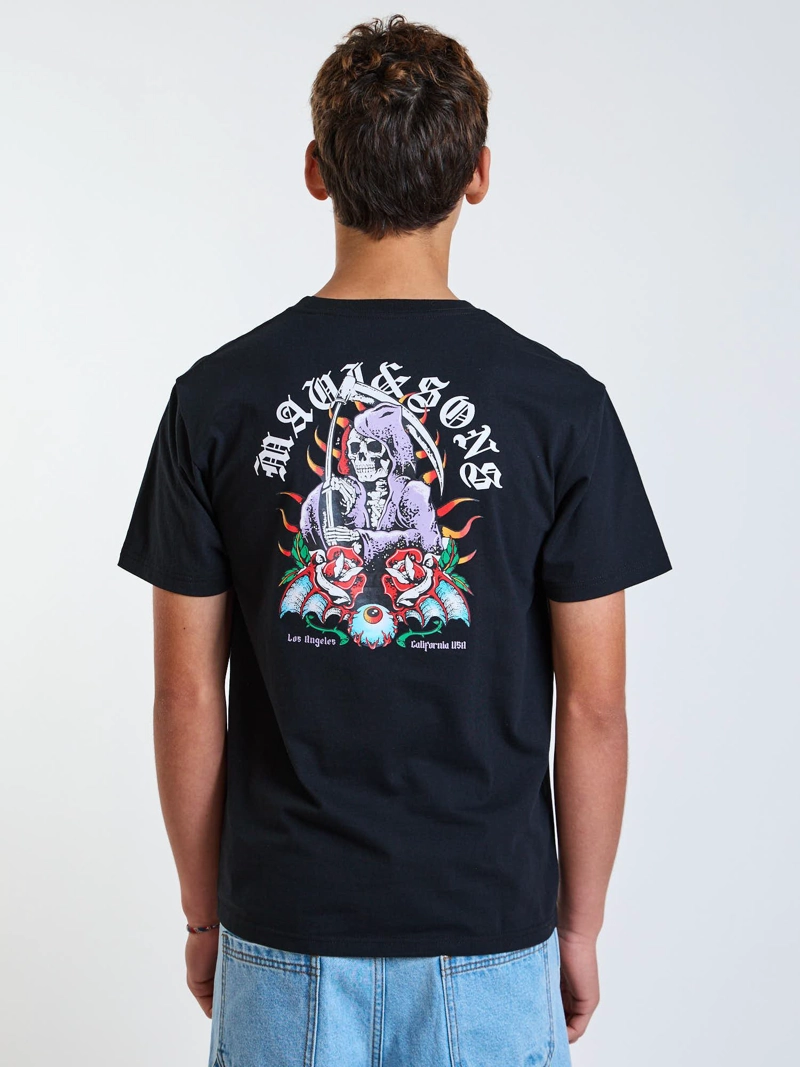 POLERA MC TRIBAL NEGRO INFANTIL MAUI AND SONS - 2