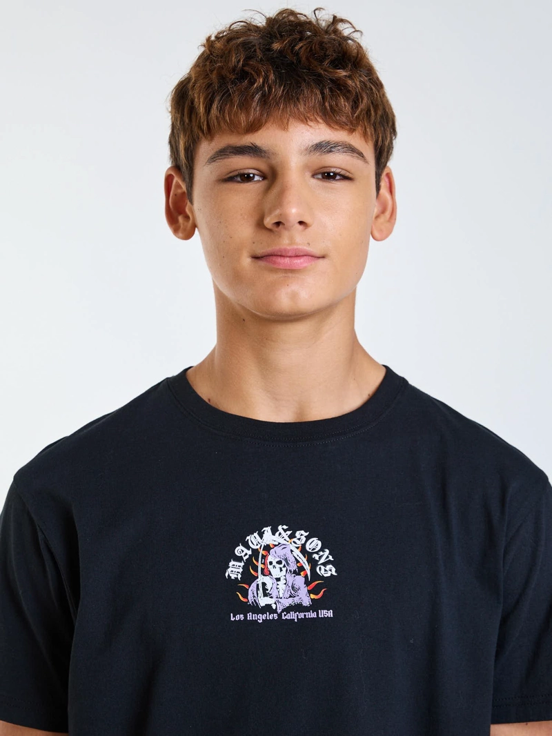 POLERA MC TRIBAL NEGRO INFANTIL MAUI AND SONS - 5