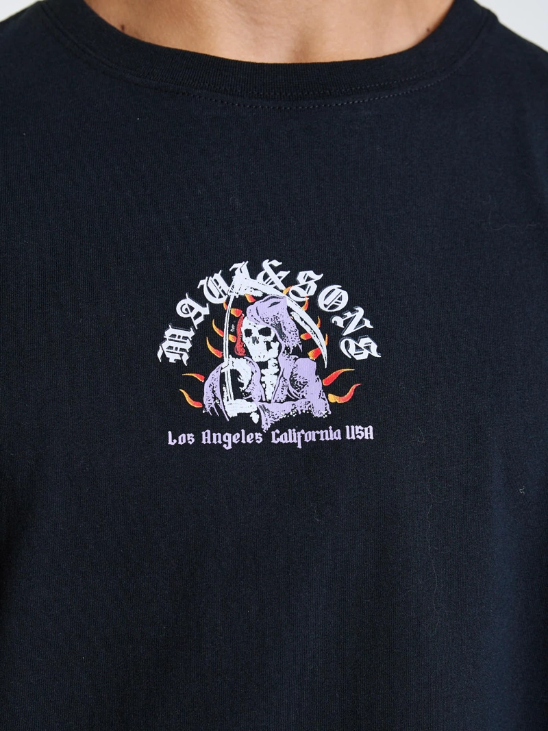 POLERA MC TRIBAL NEGRO INFANTIL MAUI AND SONS - 6