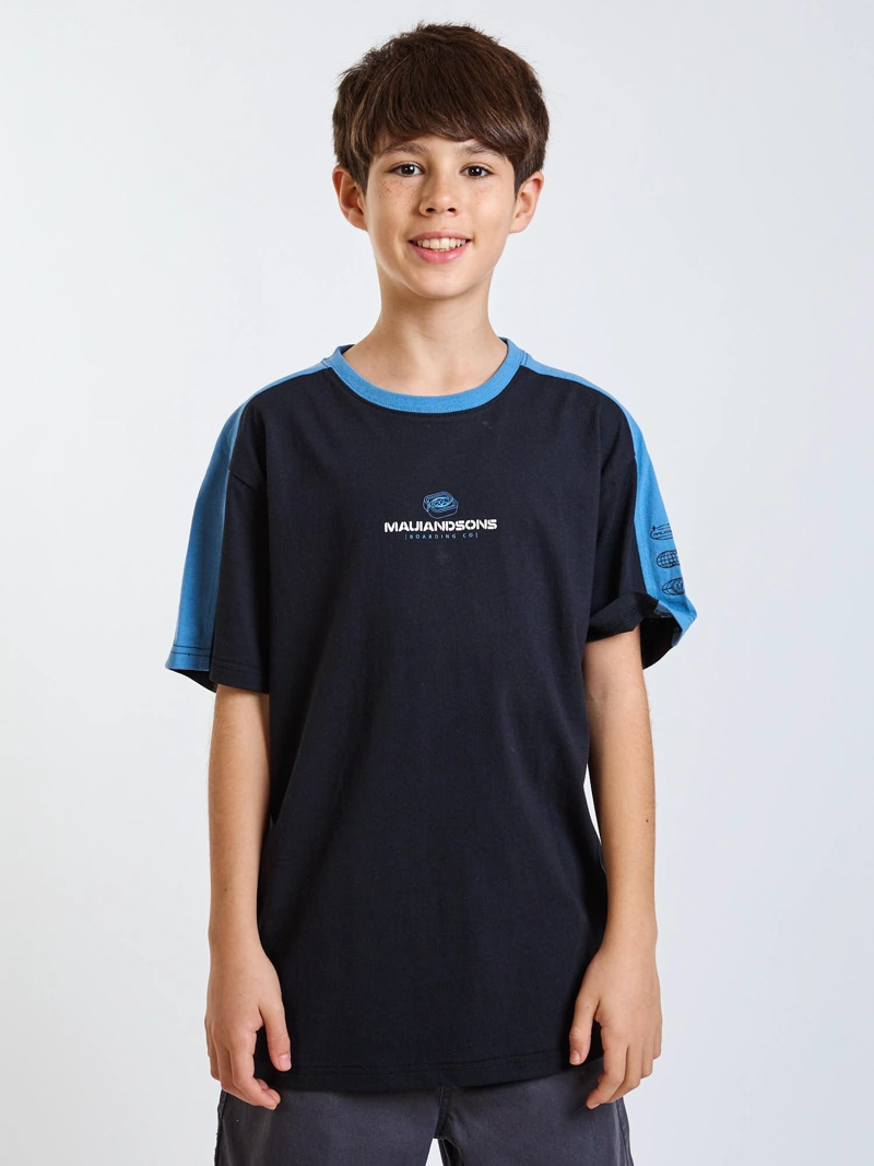 POLERA MC RIDE NEGRO INFANTIL MAUI AND SONS - 1