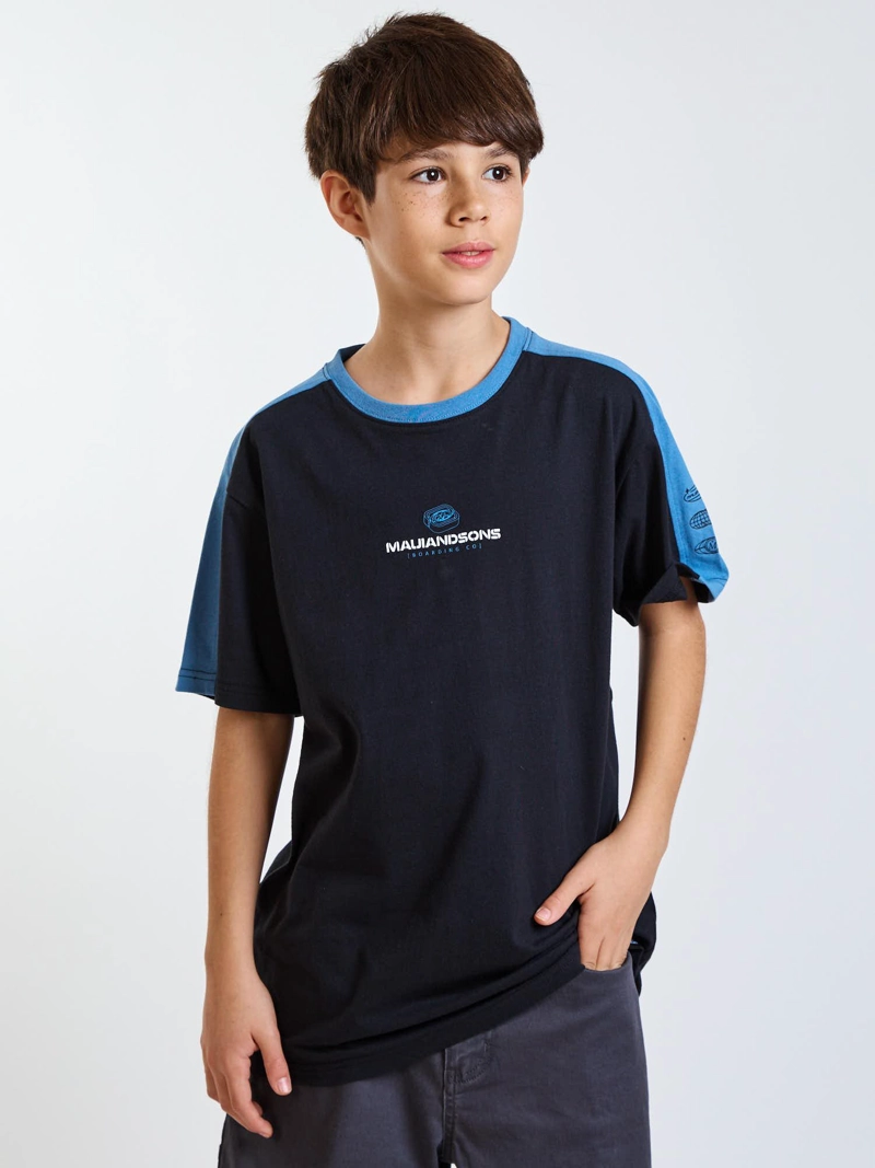POLERA MC RIDE NEGRO INFANTIL MAUI AND SONS - 6