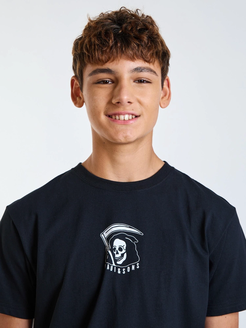 POLERA MC BARREL NEGRO INFANTIL MAUI AND SONS - 5