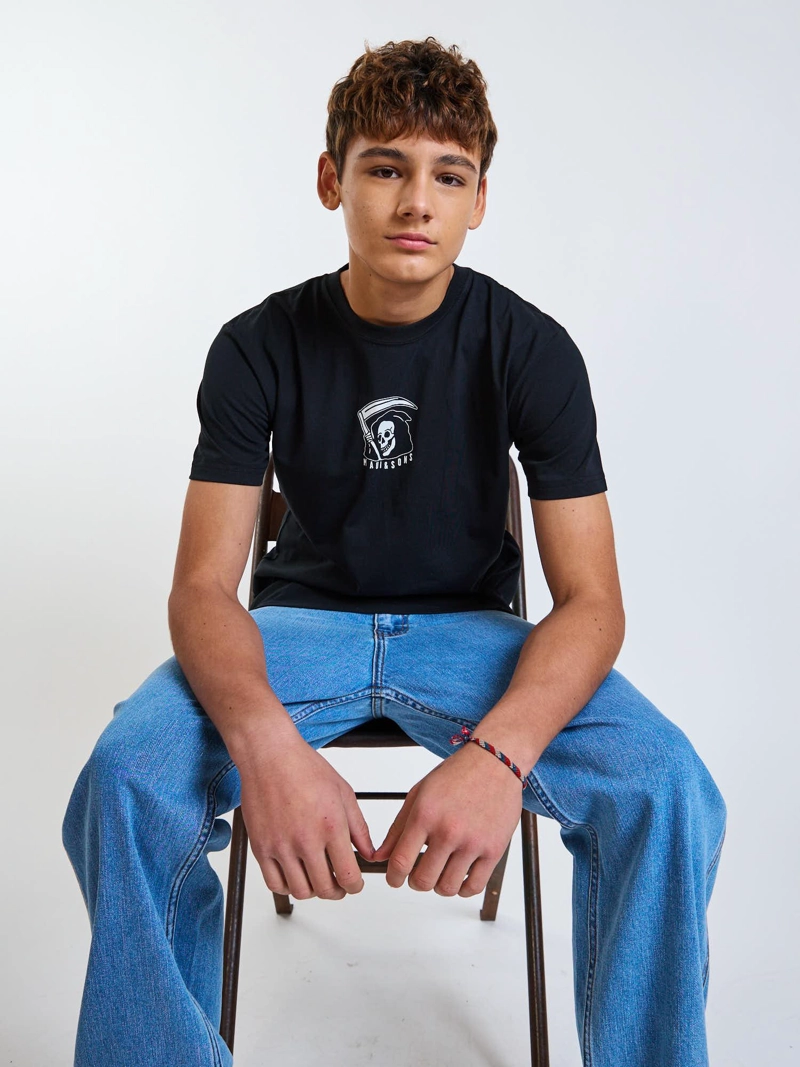 POLERA MC BARREL NEGRO INFANTIL MAUI AND SONS - 8
