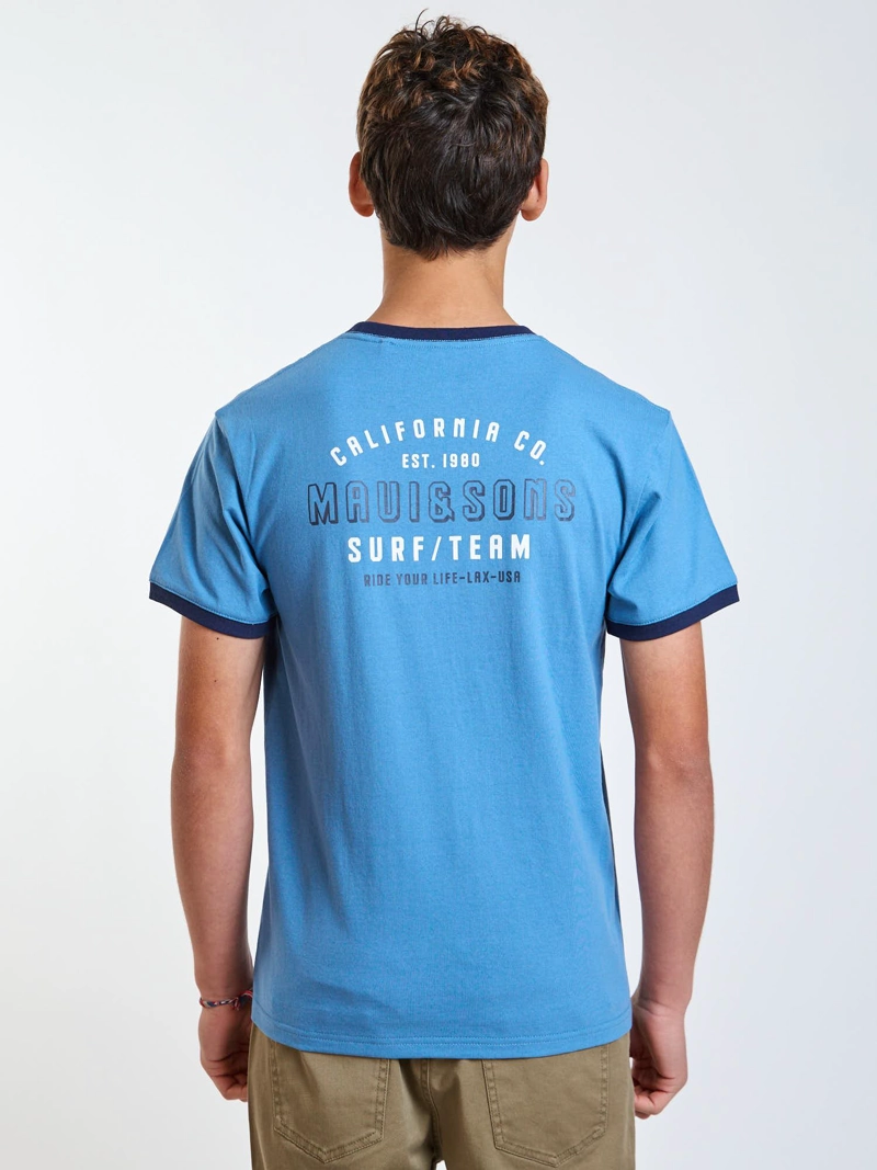 POLERA MC RADICAL CELESTE INFANTIL MAUI AND SONS - 2