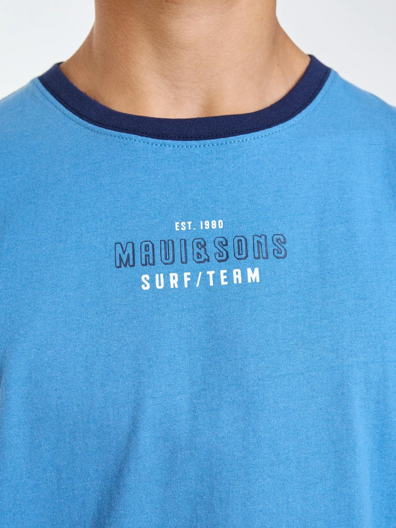 POLERA MC RADICAL CELESTE INFANTIL MAUI AND SONS - 6