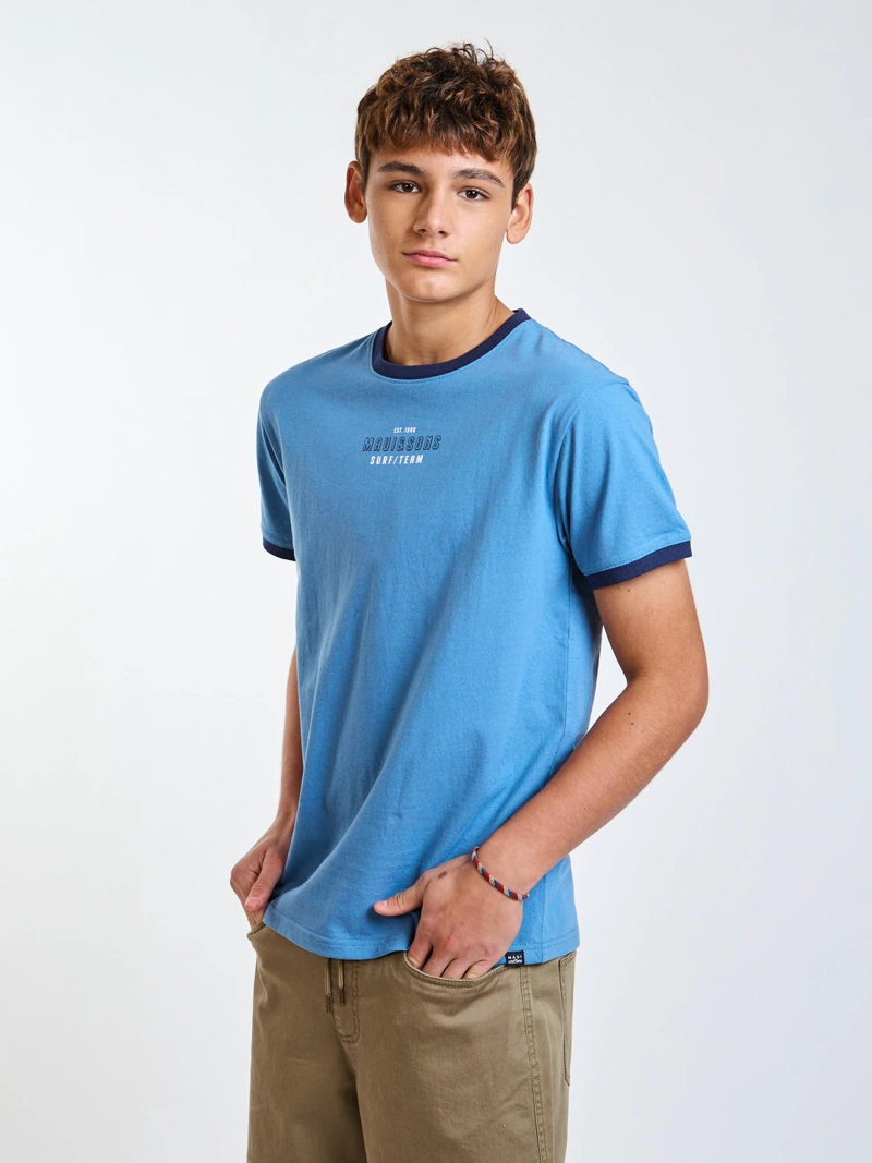 POLERA MC RADICAL CELESTE INFANTIL MAUI AND SONS - 7