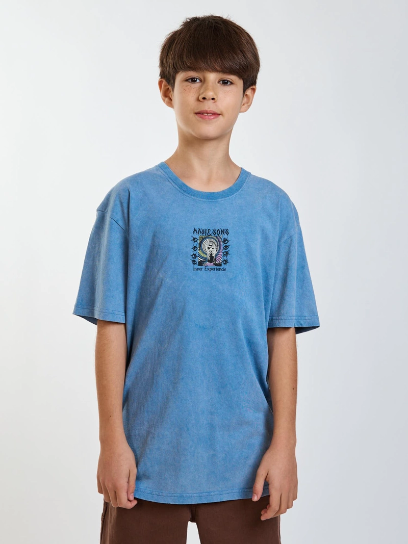 POLERA MC ENDLESS CELESTE INFANTIL MAUI AND SONS - 1