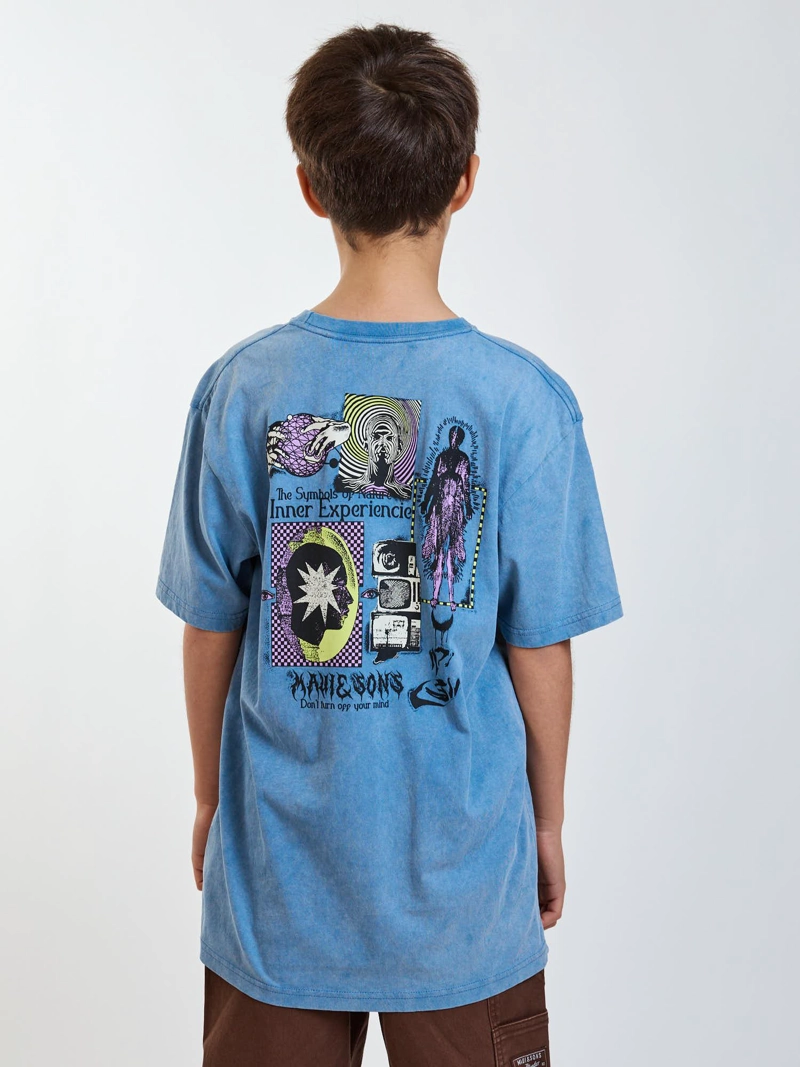 POLERA MC ENDLESS CELESTE INFANTIL MAUI AND SONS - 2