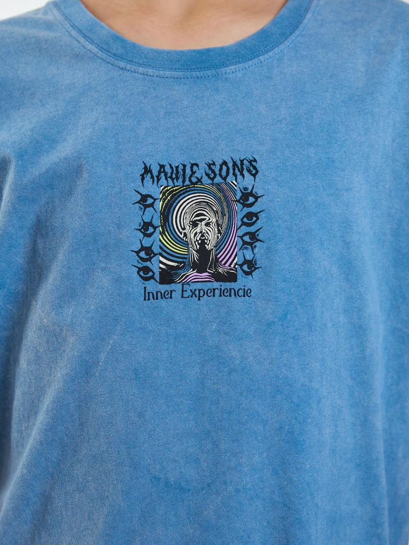 POLERA MC ENDLESS CELESTE INFANTIL MAUI AND SONS - 6