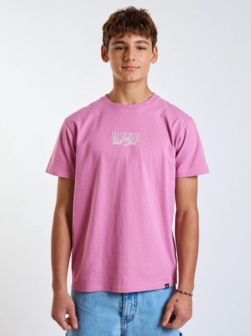 POLERA MC ISLAND ICONS ROSADO INFANTIL MAUI AND SONS - 1