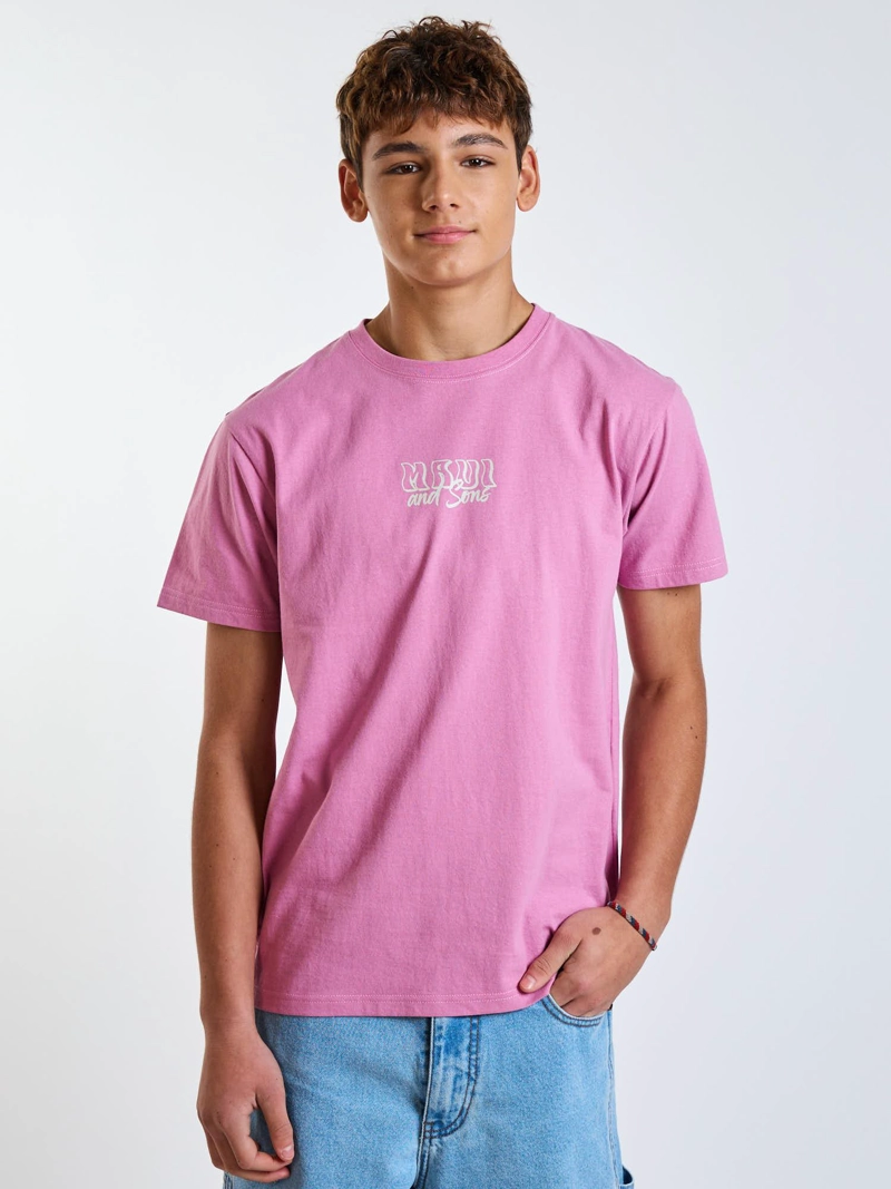 POLERA MC ISLAND ICONS ROSADO INFANTIL MAUI AND SONS - 7