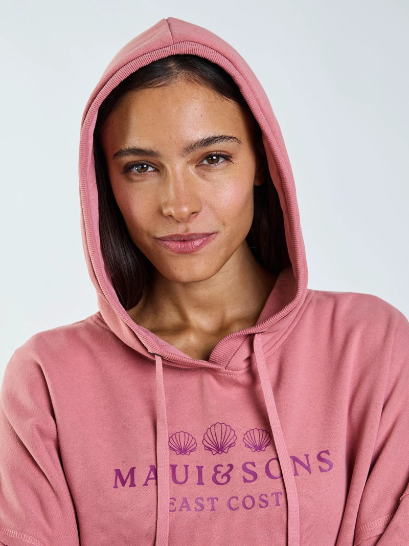 POLERON CANGURO JAZMIN ROSADO MUJER MAUI AND SONS - 4